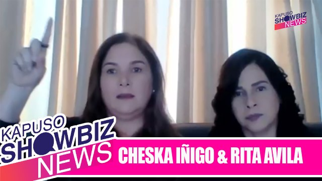 Kapuso Showbiz News: Cheska Iñigo at Rita Avila, enjoy sa magandang samahan ng cast ng 'Hearts On Ice'