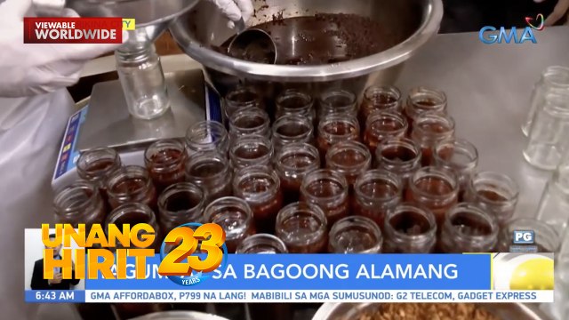 Kitang-kita ang kita- Tagumpay sa Bagoong Alamang ng Marikina | Unang Hirit