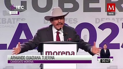Guadiana promete "por su sombrero" llevar a Peso Pluma a Coahuila si gana gubernatura
