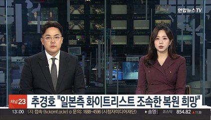 추경호 "일본측 화이트리스트 조속한 복원 희망"