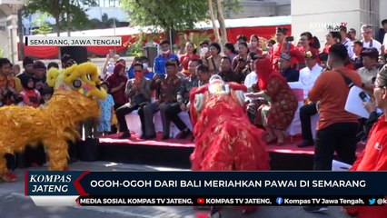Ogoh-Ogoh dari Bali Meriahkan Pawai di Kota Semarang