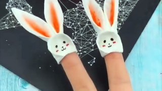 Fingers rabbits crafts 