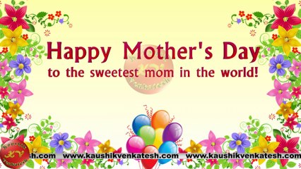 Happy Mother's Day Wishes for Mom, Video, Greetings, Animation, Status, Messages (Free)