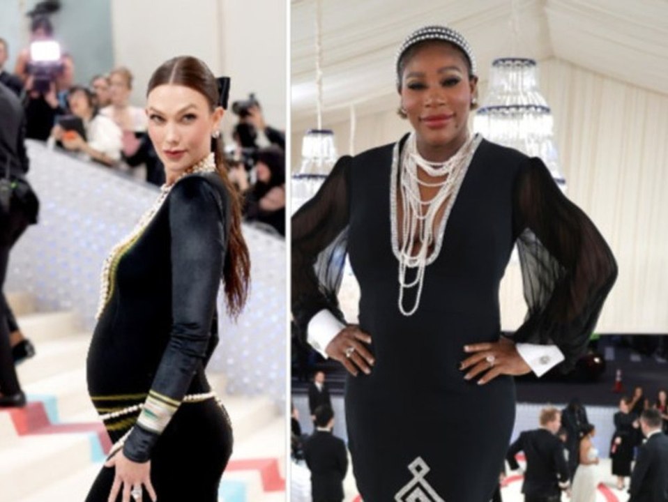 Serena Williams und Karlie Kloss mit Babybauch bei der Met Gala