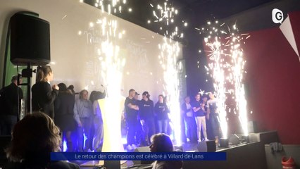 Reportage - Le Vercors fête le retour de ses champions