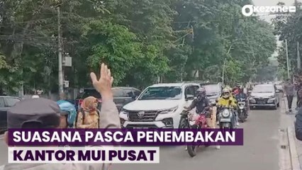 Pasca Penembakan Kantor MUI, Lalu Lintas Mendadak Padat