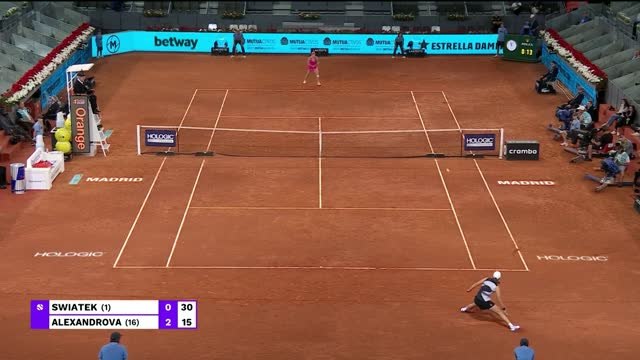 Madrid - Iga Swiatek peine mais s'accroche