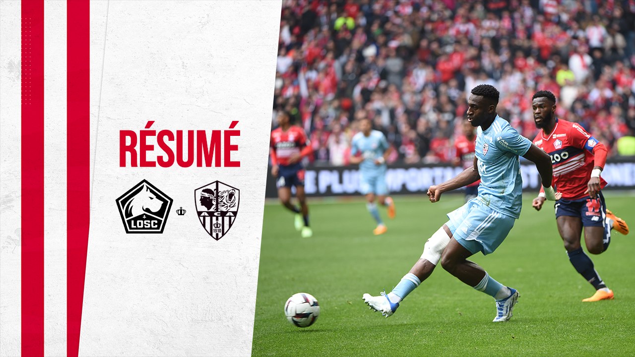 LOSC - AC Ajaccio (3-0) Résumé - (LOSC-ACA) / 2022-2023