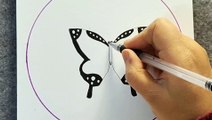 Butterfly Drawing | How to draw Butterfly Easy Butterfly | Coloring for Kids