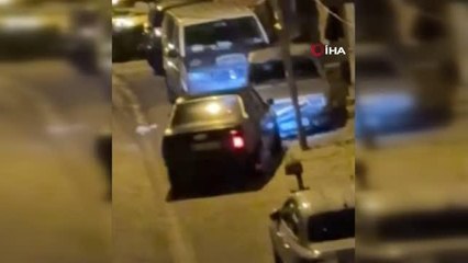 İstanbul'da eski damat dehşeti kamerada: Kayınpederinin aracını parçaladı
