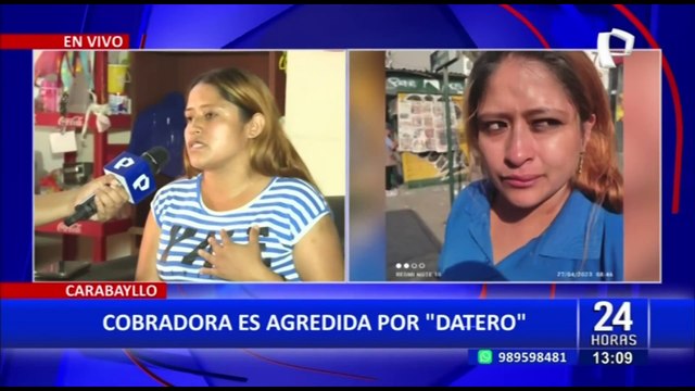 Carabayllo: cobradora de transporte que fue agredida por jaladores denuncia amenazas
