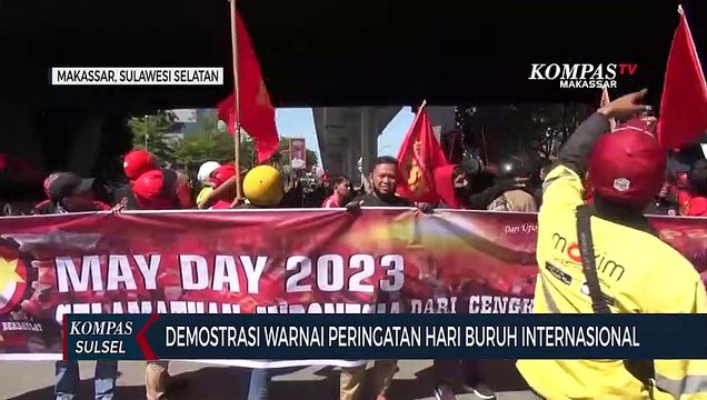 Demostrasi Warnai Peringatan Hari Buruh Internasional