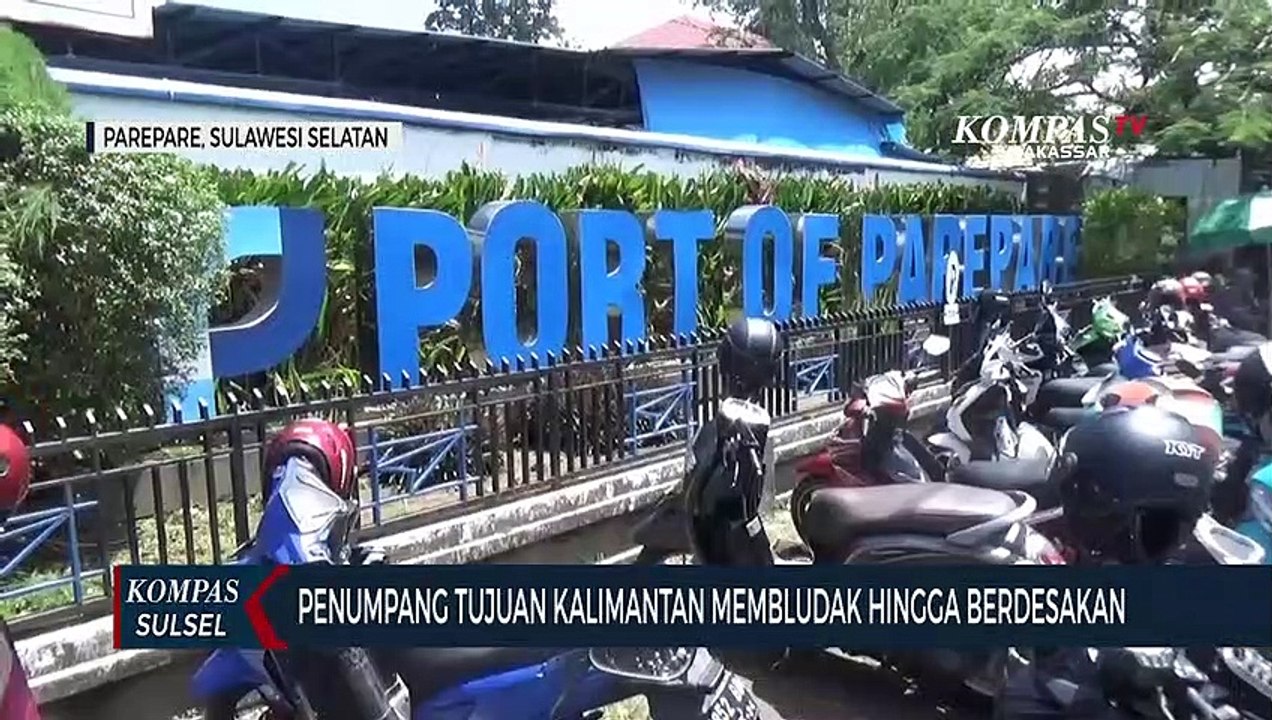 Penumpang Tujuan Kalimantan Membludak Hingga Berdesakan