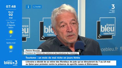 Patrice Mounier, le président de l'Umih dans le Vaucluse
