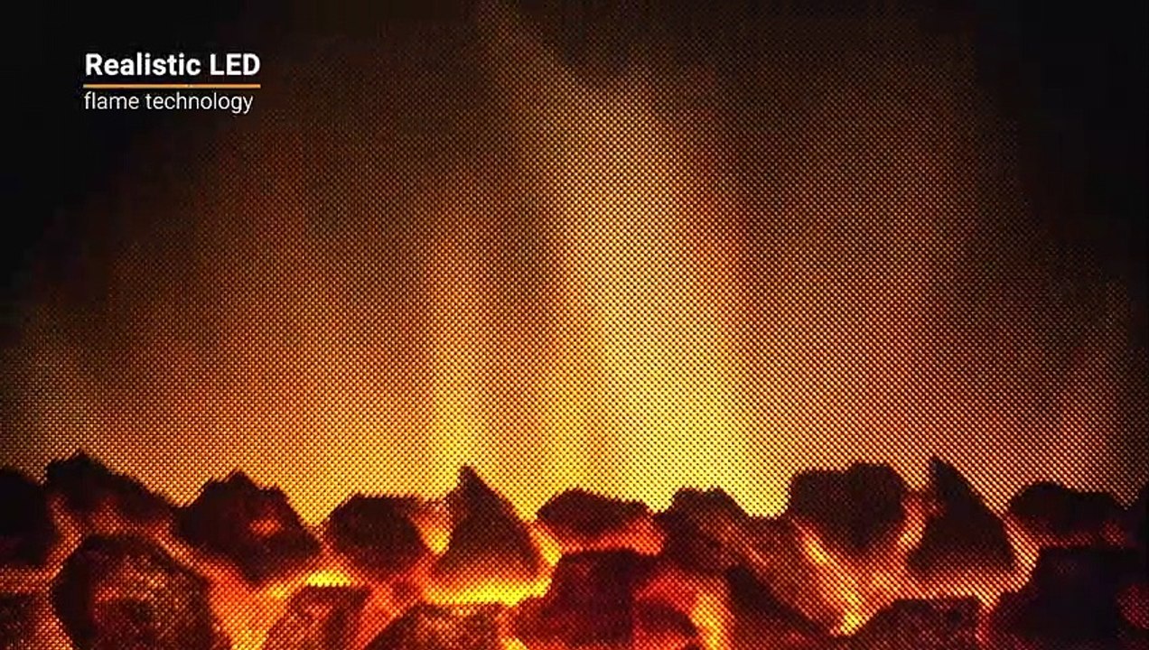 Adam Greenwich Stone Effect Fireplace with Elan Electric Fire