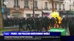 Policier brûlé par un cocktail Molotov, violent incendie : D'importants débordements lors des manifestations du 1er mai