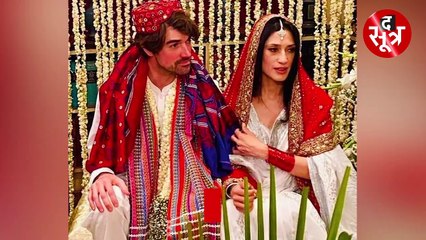 पाक के पूर्व पीएम बेनजीर की भतीजी फातिमा निकाह के बाद दर्शन के लिए शिव मंदिर पहुंची, देखें फोटोज