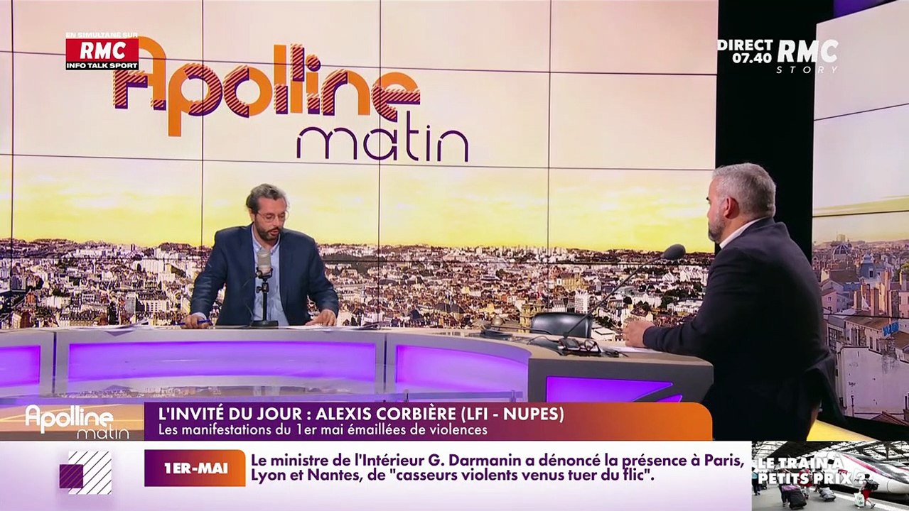 Tensions entre Alexis Corbière et Charles Magnien dans Apolline Matin sur RMC Story