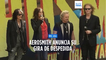 La gira "Peace Out" será la última de la legendaria banda Aerosmith