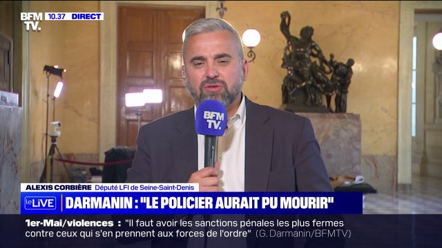 Alexis Corbière: J'ai une pensée pour le policier blessé, je dénonce toutes les violences