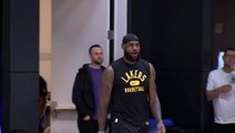 Watch: LeBron James nails half-court, no-look shot in Lakers practice