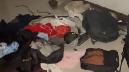 Women scream hysterically on finding a rat inside a plastic bag