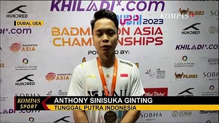 Juara Tunggal Putra Badminton Asia Championship 2023, Ginting: Bisa Menikmati Setiap Permainan