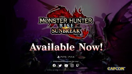 Monster Hunter Rise Sunbreak Launch Trailer PS