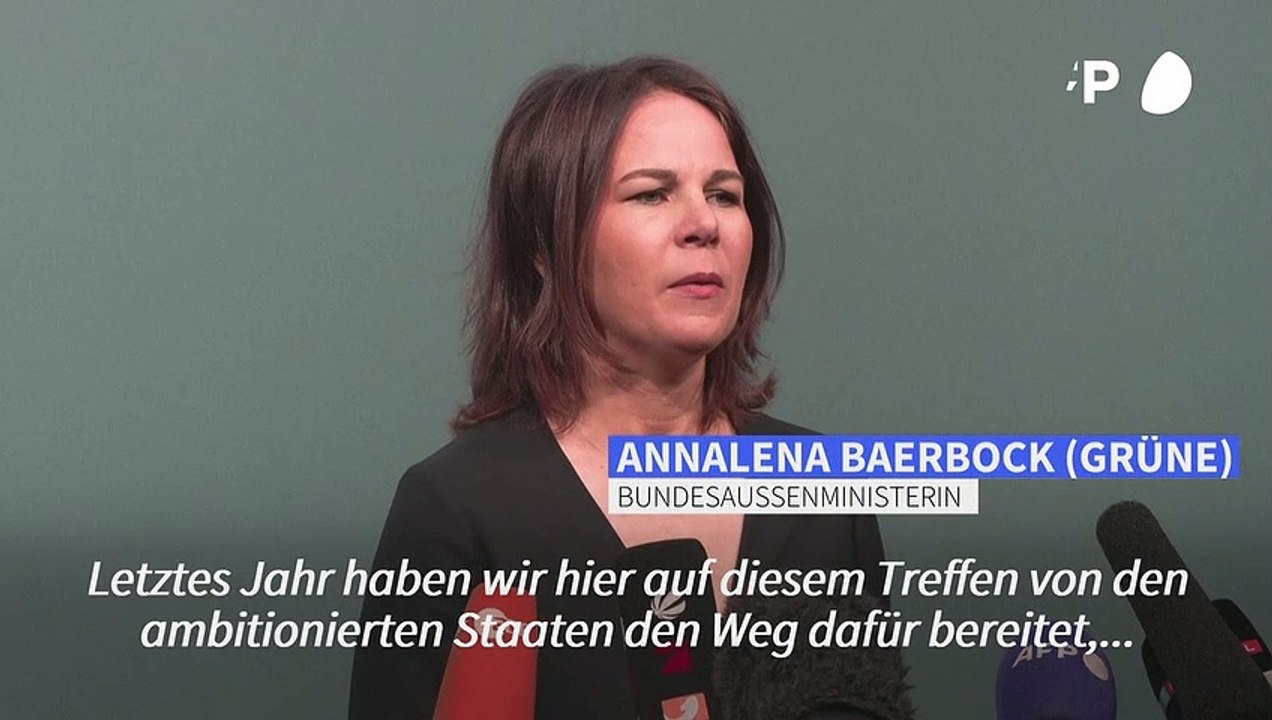 Baerbock: Petersberger Klimadialog soll Erneuerbare vorantreiben