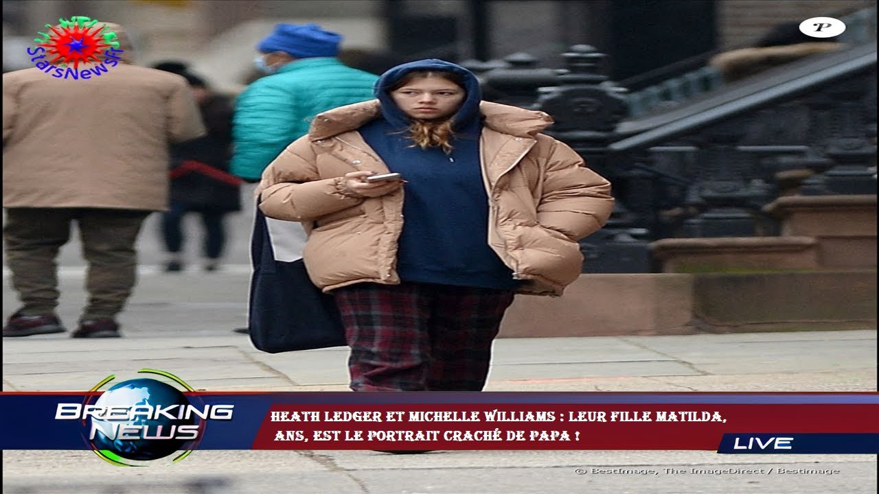 Heath Ledger et Michelle Williams : Leur fille Matilda,  ans, est le portrait craché de papa !