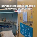 Il reparto di oncologia pediatrica del Policlinico si tinge d'azzurro