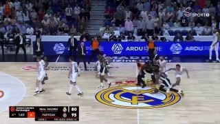 A huge brawl broke out between Real Madrid and Partizan in the EuroLeague Playoffs
