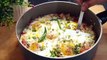 Eggs With Potatoes And Tomatoes - Easy Afghani Omelette _ Easy Breakfast Rec