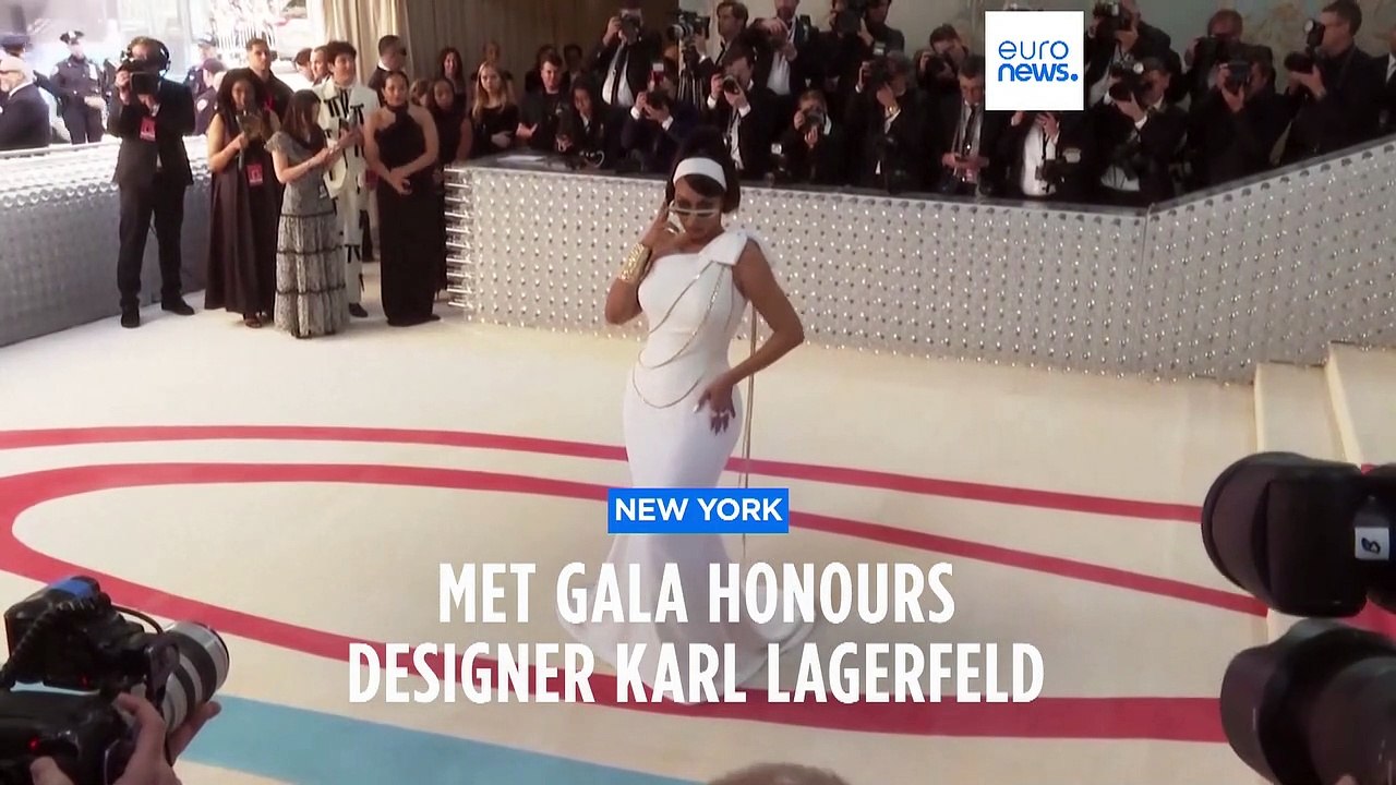 Met Gala stars pay tribute to Karl Lagerfeld