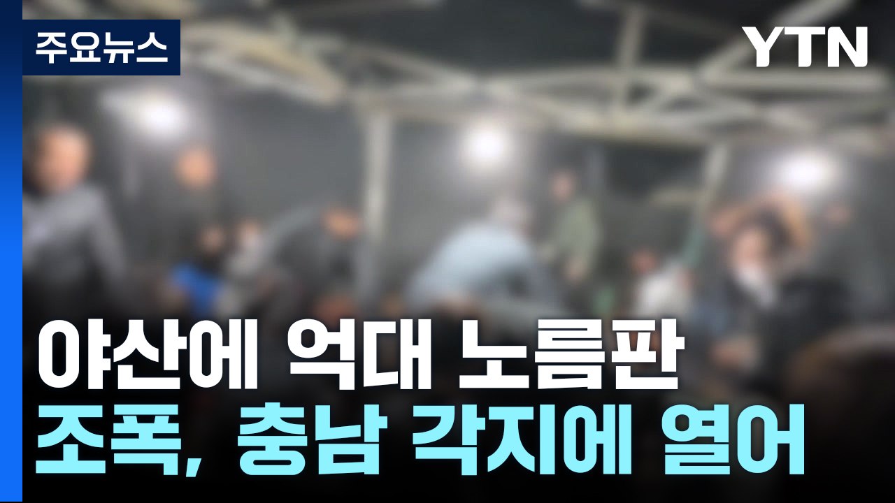 "아내가 도박에 빠졌어요" 신고...깊은 산 속 억대 노름판 / YTN