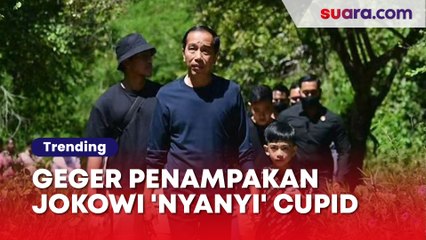 Geger Penampakan Jokowi 'Nyanyi' Cupid di Kartu Ucapan Hardiknas, Warganet Nangis