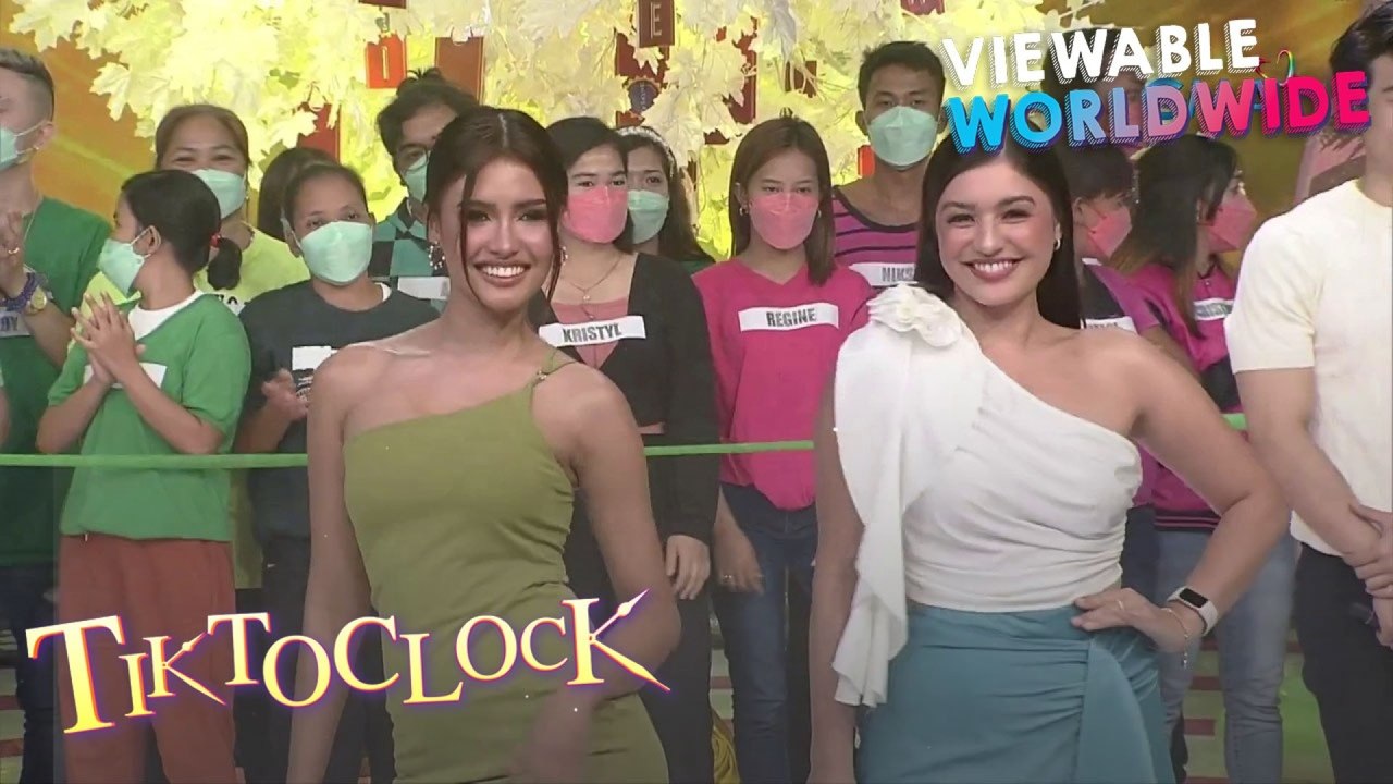 TiktoClock: Rabiya Mateo at Thia Thomalla, bonggang-bongga ang pagrampa sa ‘Puno ng Swerte!’
