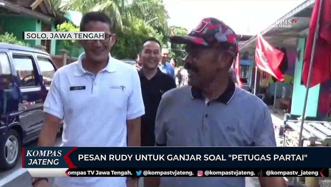 Pesan Rudy Untuk Ganjar Pranowo Terkait Petugas Partai