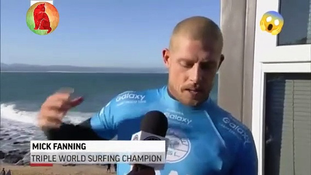 Surfing Champion attacked by a Shork