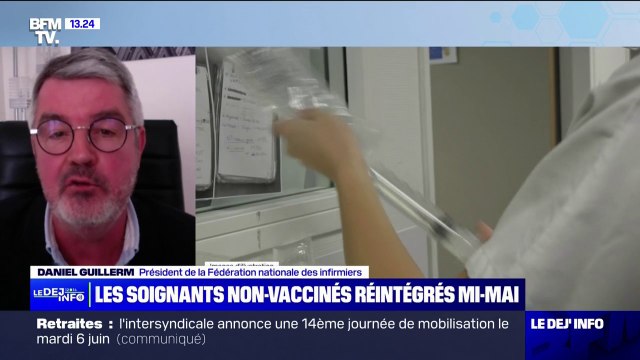 On est assez surpris par cette décision de réintégrer les soignants non-vaccinés à la mi-mai, affirme le président de la Fédération nationale des infirmiers
