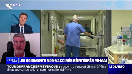 Cette réintégration des soignants non-vaccinés "fait le lit aux mouvements anti-vax" pour Daniel Guillerm, président de la Fédération nationale des infirmiers