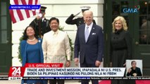 Trade and investment mission, ipapadala ni U.S. Pres. Biden sa Pilipinas kasunod ng pulong nila ni PBBM | 24 Oras