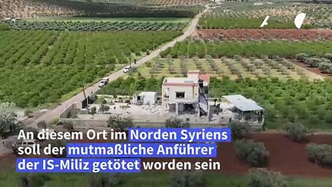 Tod von mutmaßlichem IS-Anführer bei Geheimdiensteinsatz in Syrien