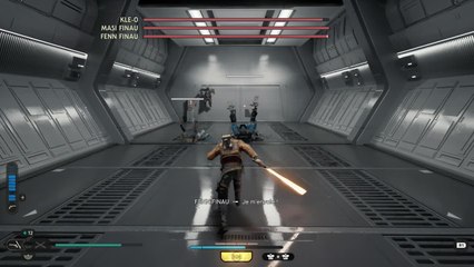 Star Wars Jedi Survivor : Boss Masi Finau, Fenn Finau et KLE-0