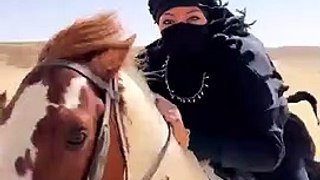 Horse riding | beautiful girl riding horse