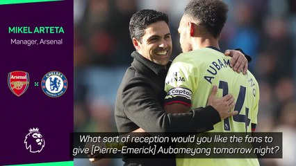 Arteta says Aubameyang deserves “respect and gratitude”