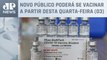 Prefeitura de SP começa aplicar vacina bivalente contra Covid-19 em pessoas com mais de 40 anos