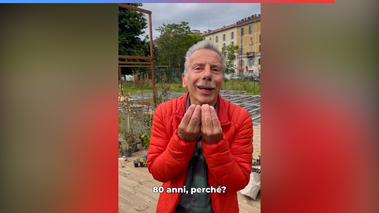 Milano, Giovanni Storti contro l'abbattimento del glicine di piazza Baiamonti