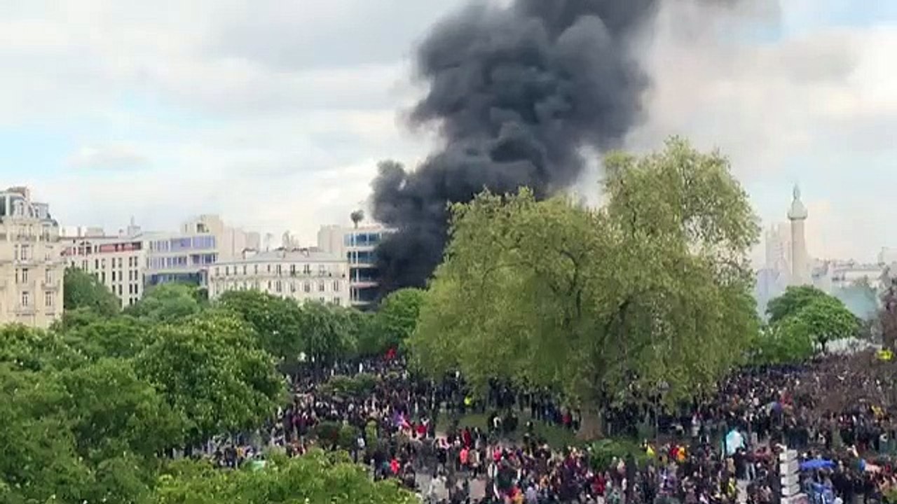 Paris Labour Day Protest