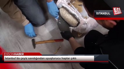 İstanbul'da çeyiz sandığından uyuşturucu çıktı